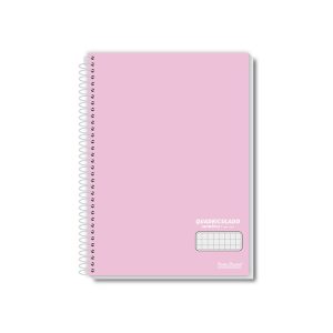 Cadernos Pauta Branca Coleção Office Colors, modelos universitário, 1/4 e 1/8, com opção quadriculada 7x7. Capas minimalistas em cores neutras, ideais para um visual profissional e elegante.