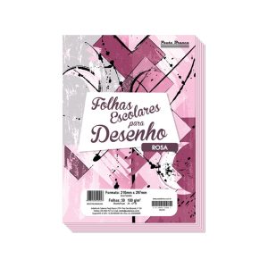 Papel Desenho Rosa