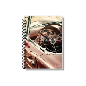 Capa do carderno da coleção Rox, caderno cpa dura, universitario, 1/4, 1/8, desenho com várias materias e quantidade de folhas. Coleção Pauta Branca.