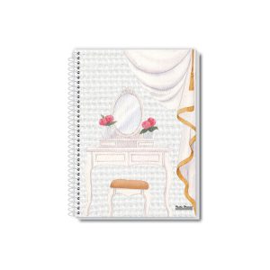 Caderno universitário 1 matéria coleção Uau – capa elegante com design clean e sofisticado, 96 folhas, pauta branca.