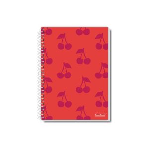 Caderno universitário 1 matéria coleção Uau – capa elegante com design clean e sofisticado, 96 folhas, pauta branca.